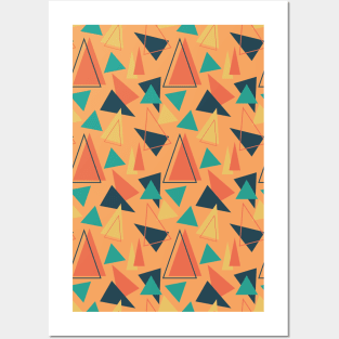 Triangle Seamless Pattern 013#001 Posters and Art